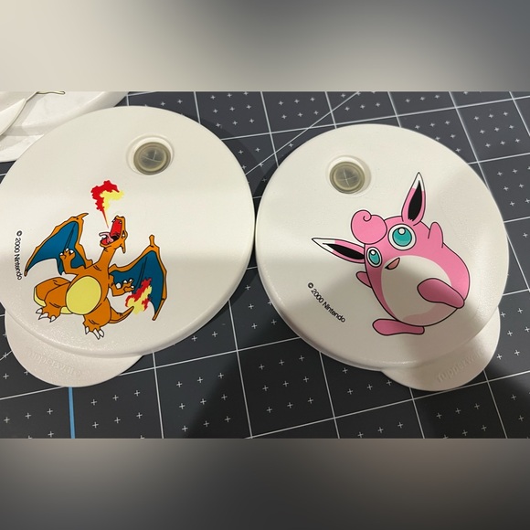 Pokemon Tupperware Impressions dripless lids only- qty 20 - Picture 9 of 9